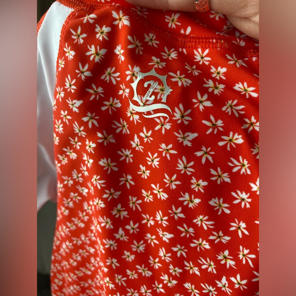 SwimZip Kids Red Rashguard - Picture 12 of 14